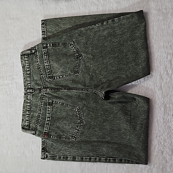 Urban Outfitters BDG Slim Straight Acid Green Jeans 30 Button Fly - Picture 9 of 11